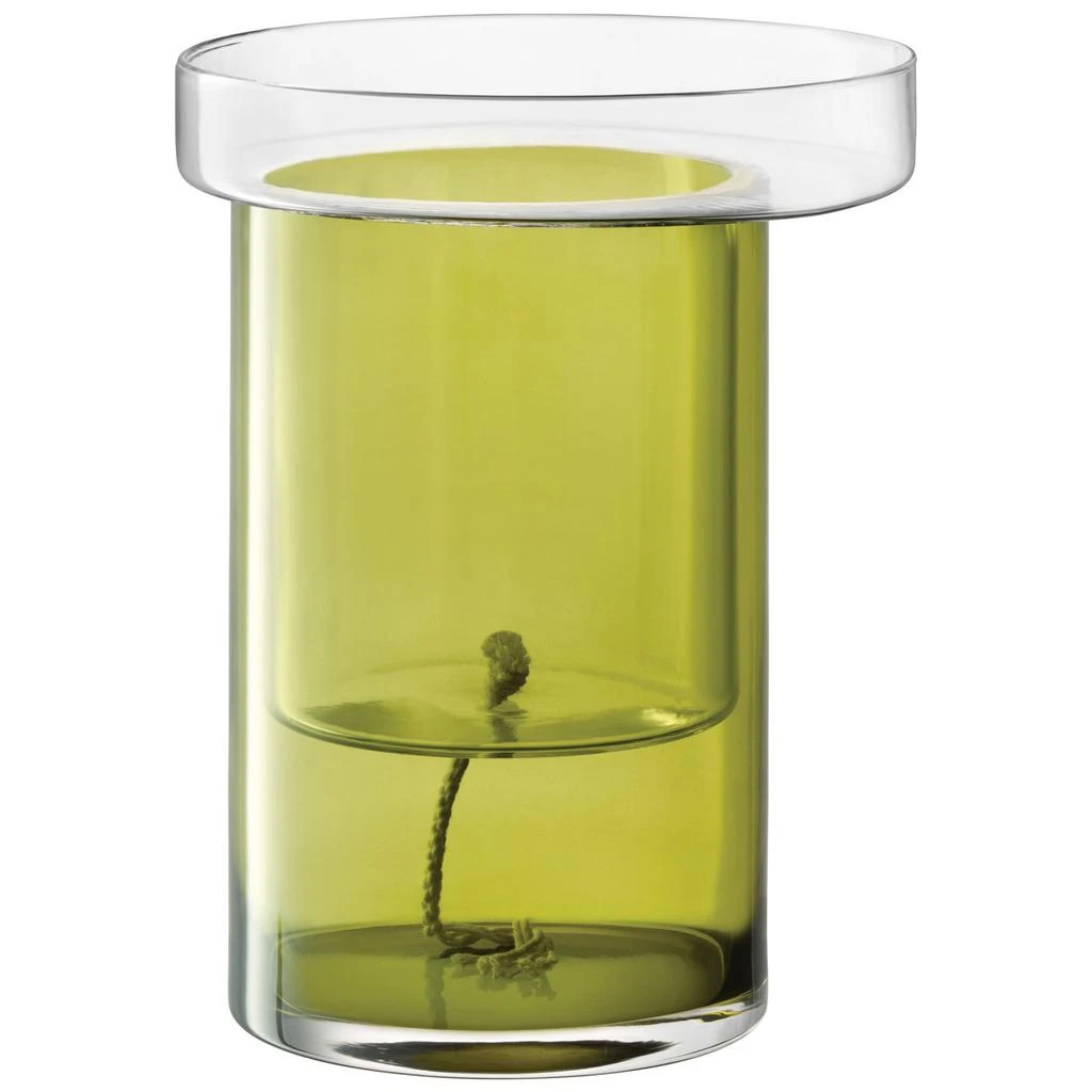 LSA International Balcony self watering planter h35cm 26cm clear-olive green 2
