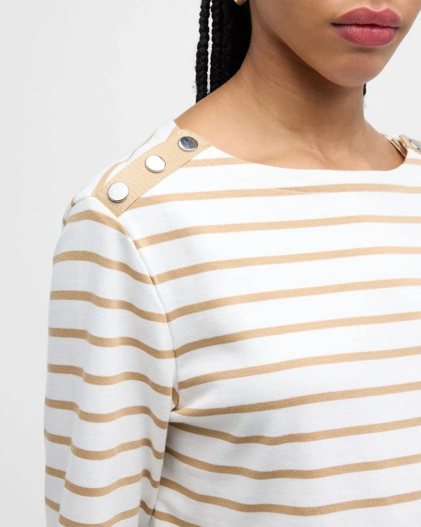VERONICA BEARD Hovey Striped Top 5