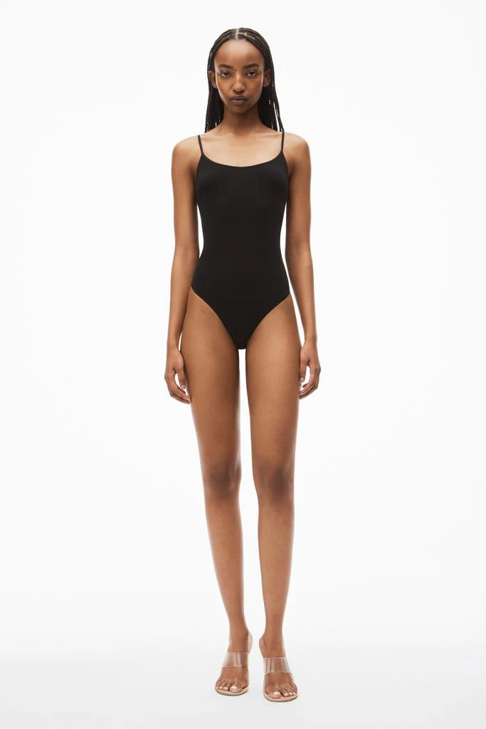 Alexander Wang cami bodysuit in ribbed jersey 6