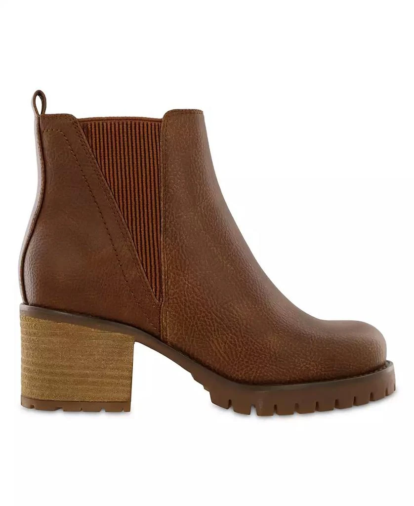 MIA Women's Jody Lug Sole Wide-Width Chelsea Booties 2
