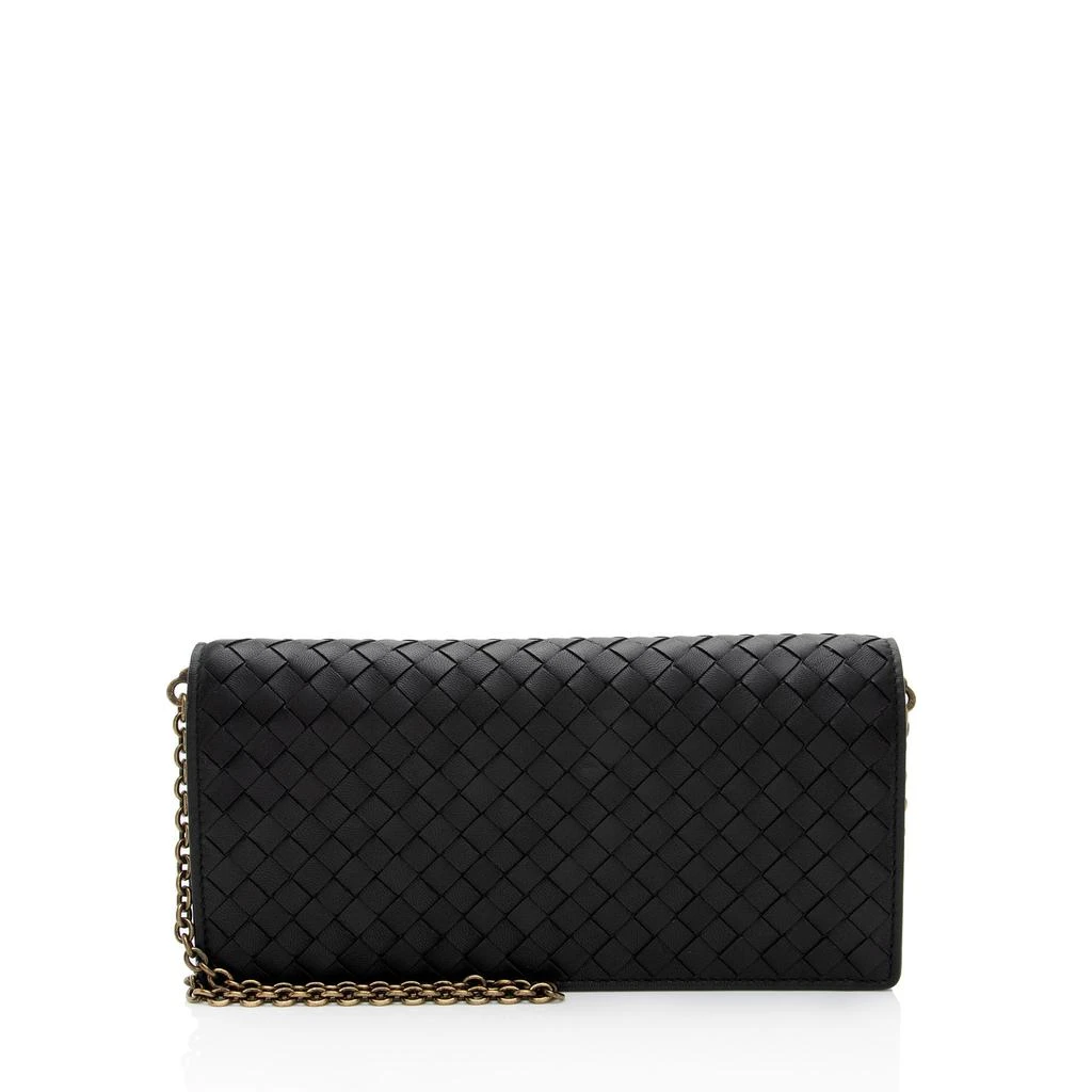 Bottega Veneta Intrecciato Nappa Wallet on Chain 1