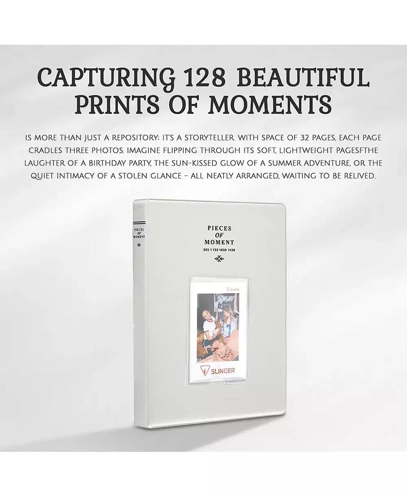 Fujifilm Instax Mini Instant Camera Film: 100 Shoots Total, (10 Sheets x 10) Bundle with Slinger 64 Pocket Mini Instax Photo Album - Capture 5