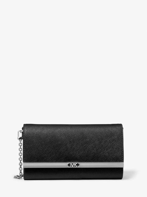 Michael Kors Mona Large Saffiano Leather Clutch 1