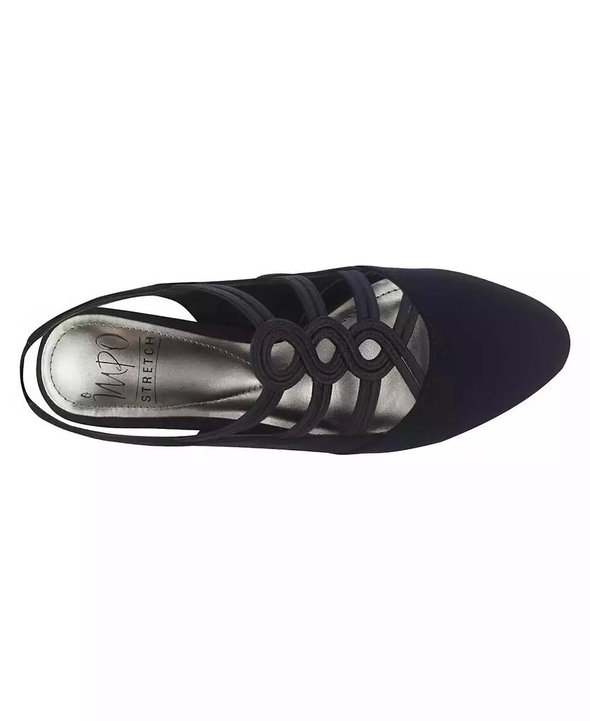 Impo Women's Velia Memory Foam Stretch Slingback Pumps 4