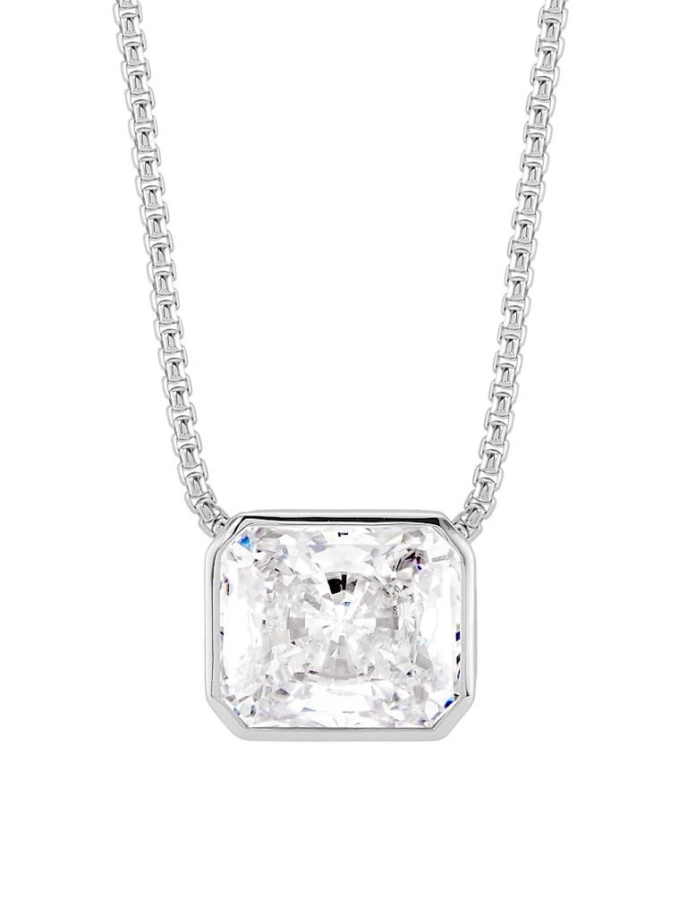 Adriana Orsini Feliz Sterling Silver & Cubic Zirconia XL Pendant Necklace 1