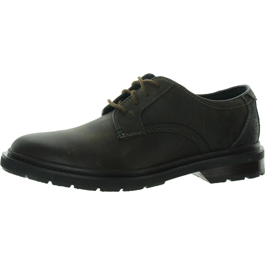 Clarks Burchill Derby Mens Leather Round Toe Derby Shoes 1