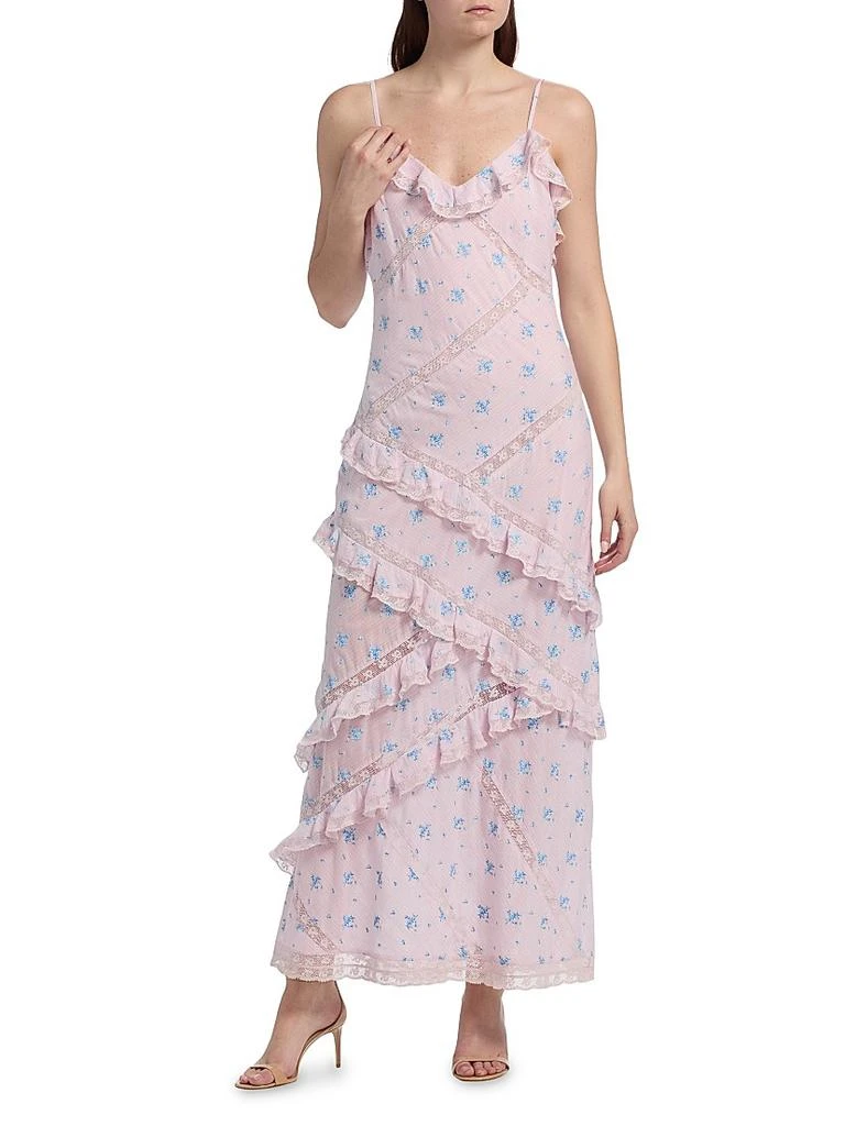 LOVESHACKFANCY Nocelle Cotton Maxi Dress 3