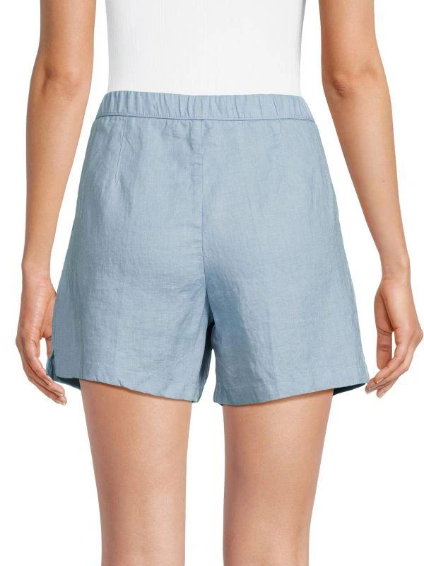 James Perse Flat Front Linen Shorts 2
