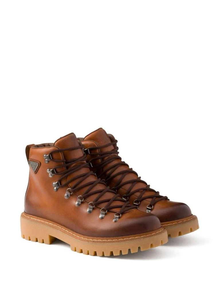 Prada Prada Lace-Up Ankle Boots 7