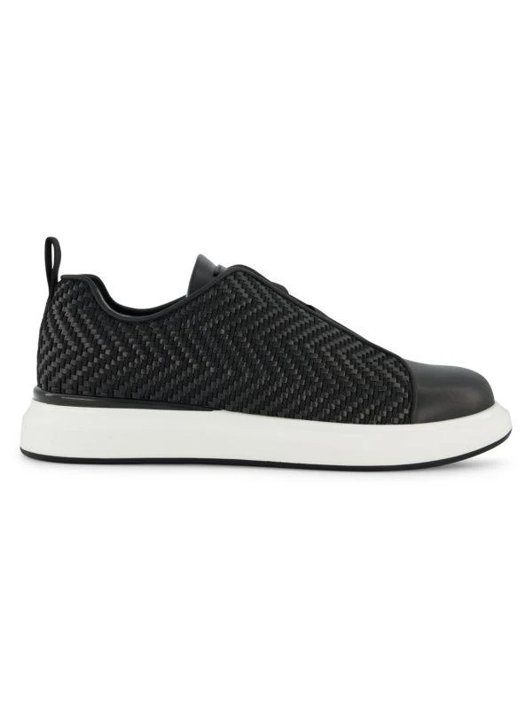 Shop Mixed Media Laceless Sneakers on Sale at BeyondStyle – Get 41