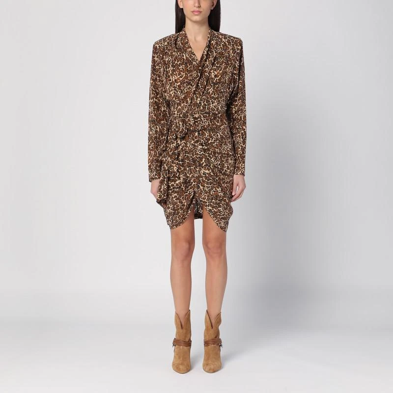 Isabel Marant Isabel Marant Leopard Print Dress In Blend 1