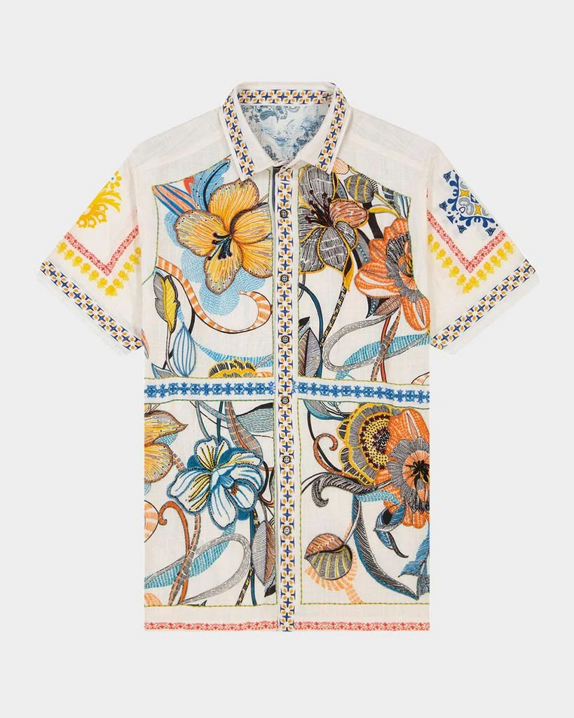 Robert Graham Men
s Manzu Short-Sleeve Shirt 1