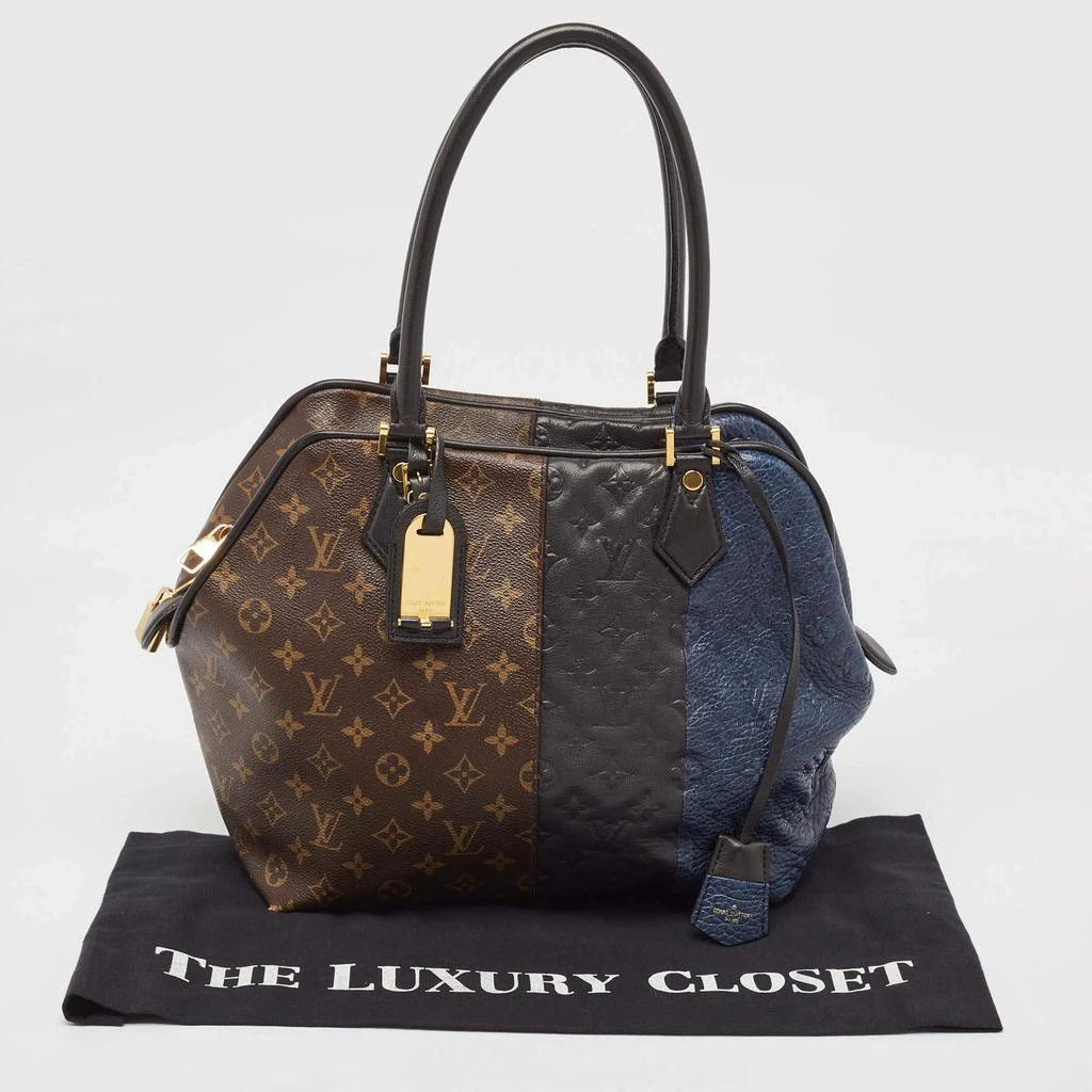 Louis Vuitton Louis Vuitton Marine Monogram Canvas and Leather Limited Edition Blocks Zipped Bag 15