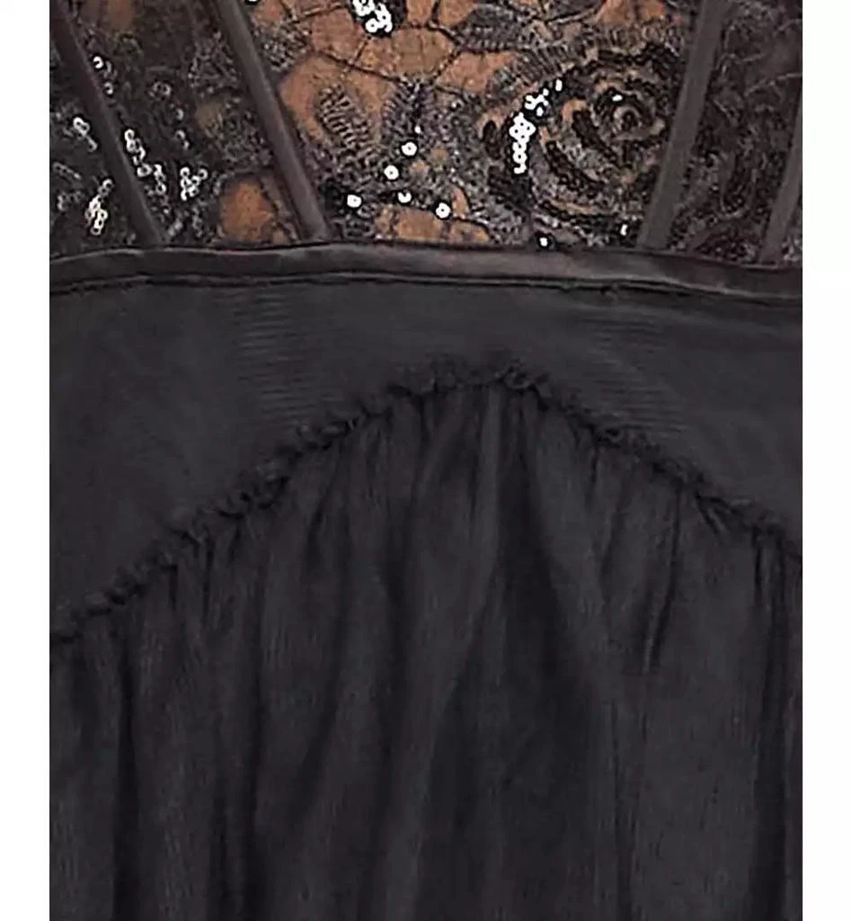 City Studios Juniors' Sequin-Corset Tie Shoulder Layered-Skirt Gown, Created for Macy's 4