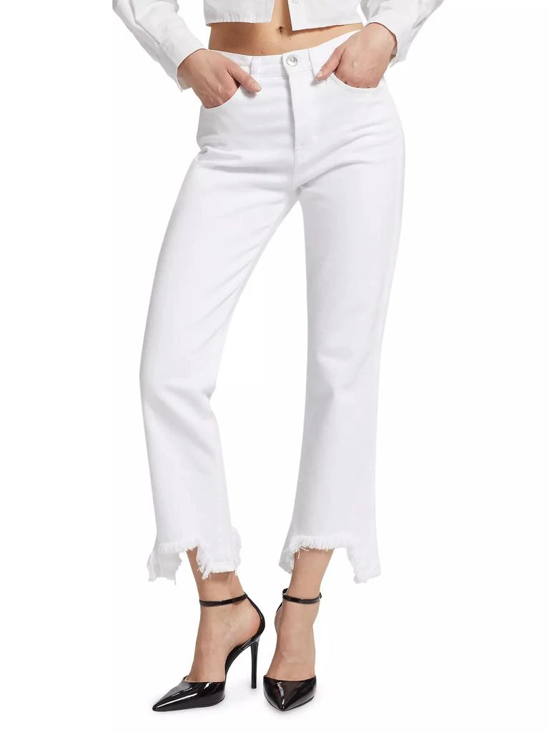 3x1 Austin Cropped Straight-Leg Jeans 3