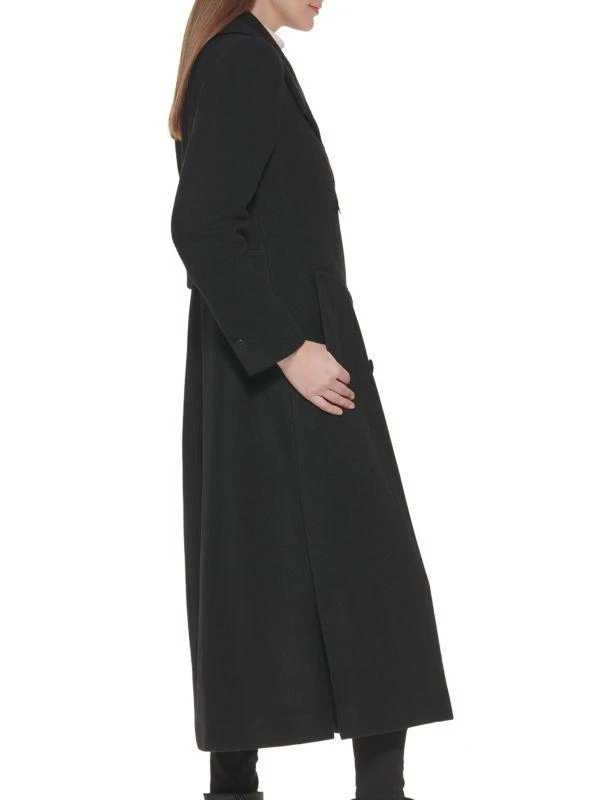 Kenneth Cole Double Breasted Long Wool Blend Coat 3