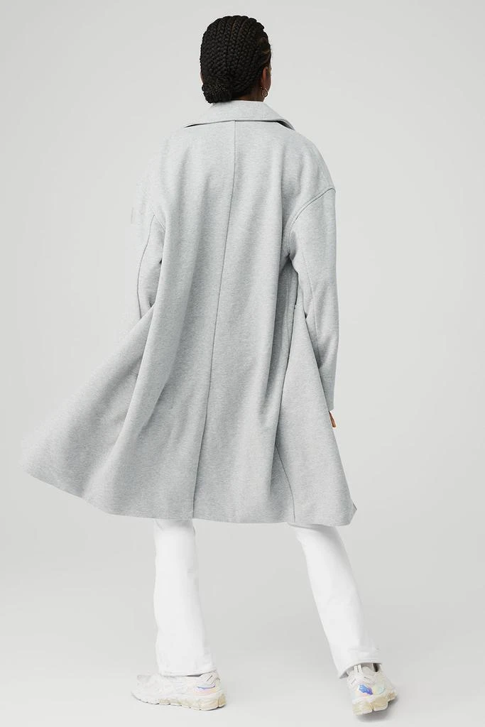 Alo VIP Blazer Trench - Athletic Heather Grey 2
