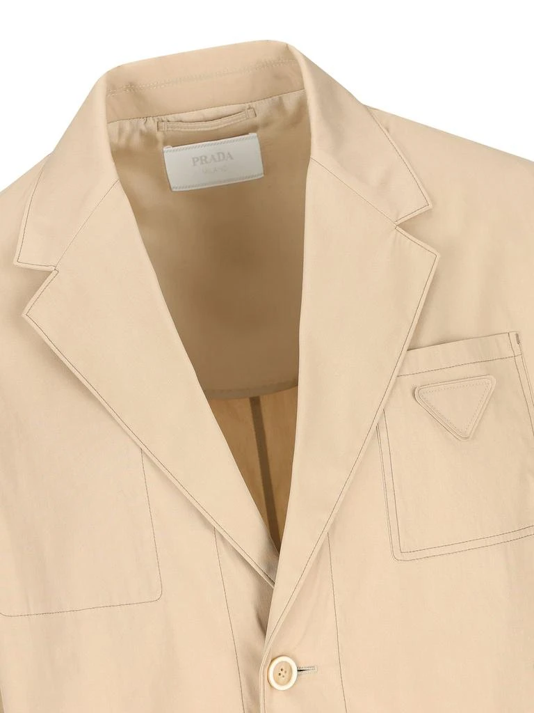 Prada Prada Triangle Patch Button-Up Jacket 3