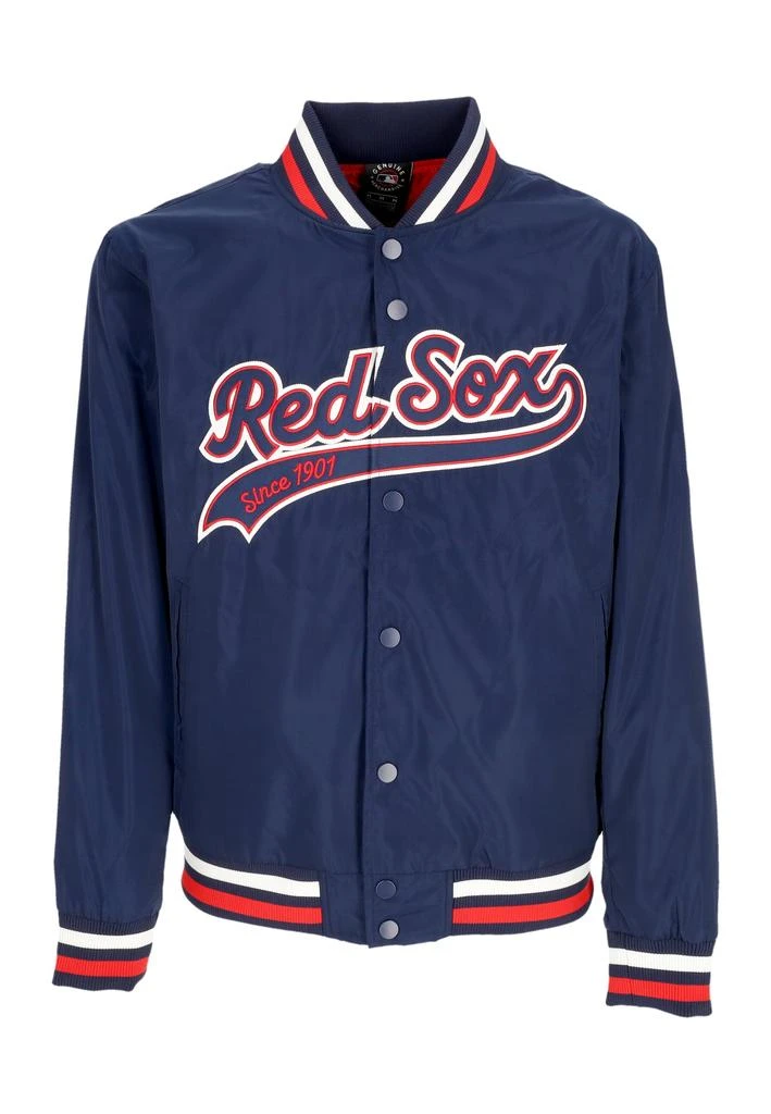 Fanatics Branded Men's Bomber Jacket Mlb Sateen Jacket Bosred Original Team Colors 1