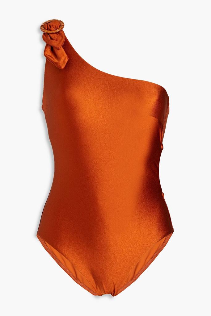 Zimmermann One-shoulder cutout swimsuit