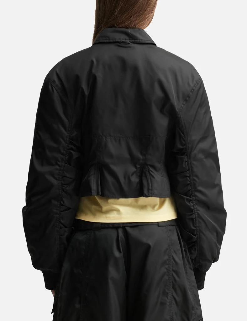 Ganni Duchesse Nylon Fitted Jacket 6