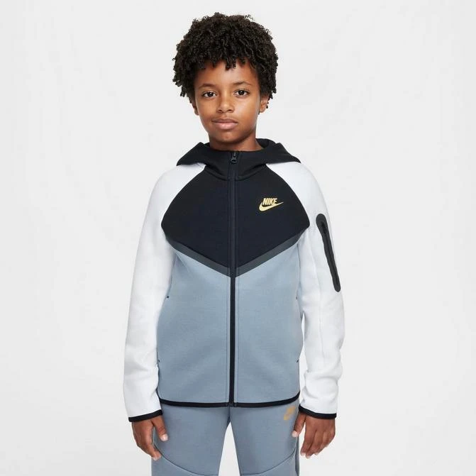 NIKE Boys' Nike Sportswear Tech Fleece Full-Zip Hoodie 1