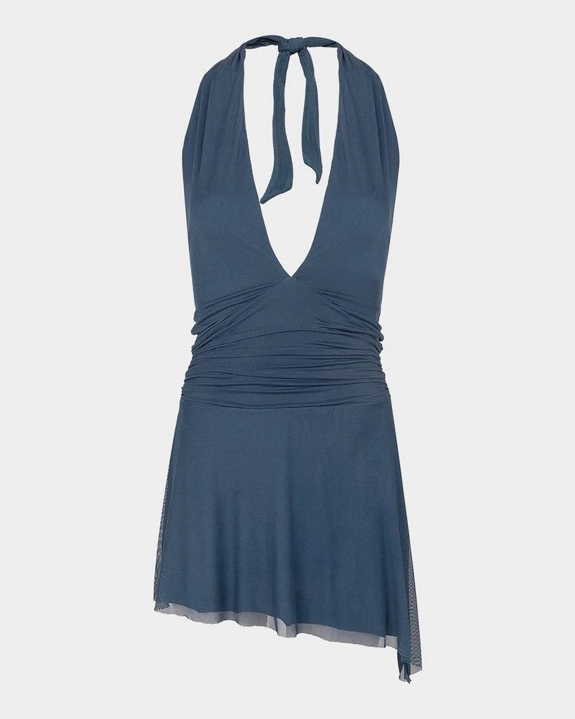 Vix Swimwear Solid Nina Mini Dress 1
