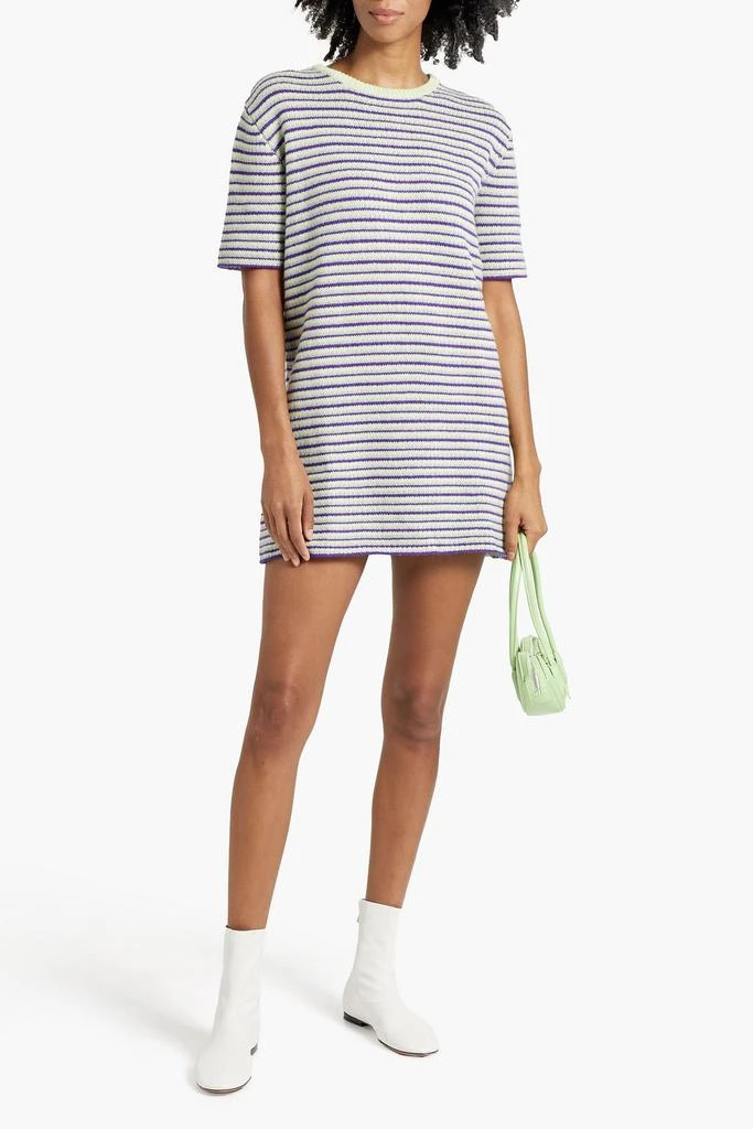 Lisa Yang Kian striped cashmere mini dress 2