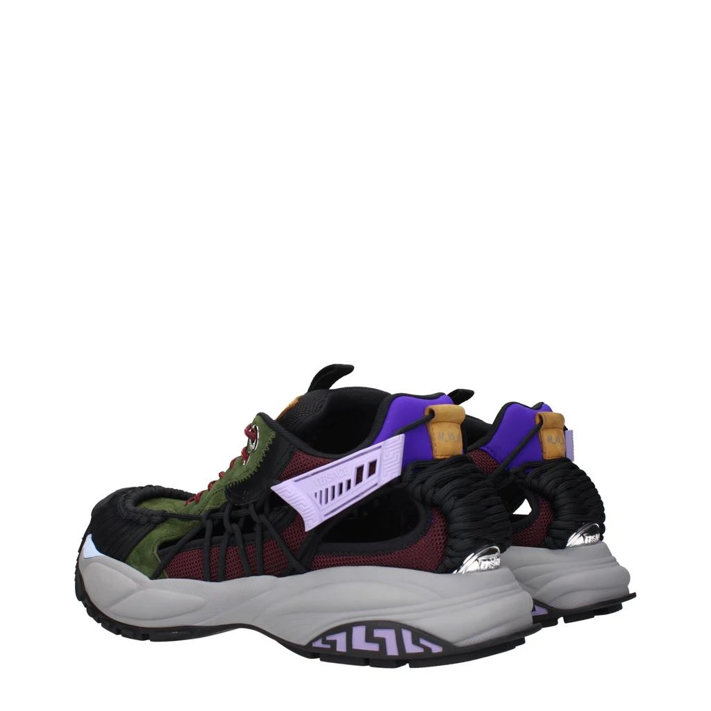 Shop Versace Multicolor Leather Athletic Sneakers on Sale at  display picture 1