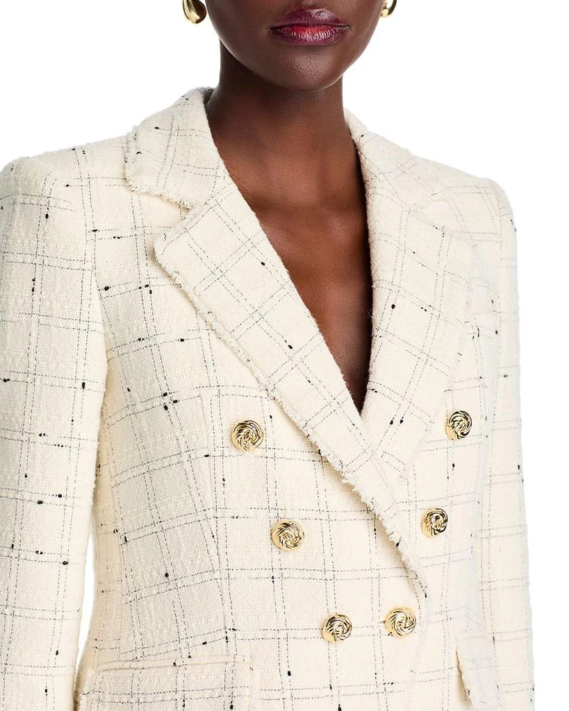 Generation Love Eliza Windowpane Tweed Blazer 5