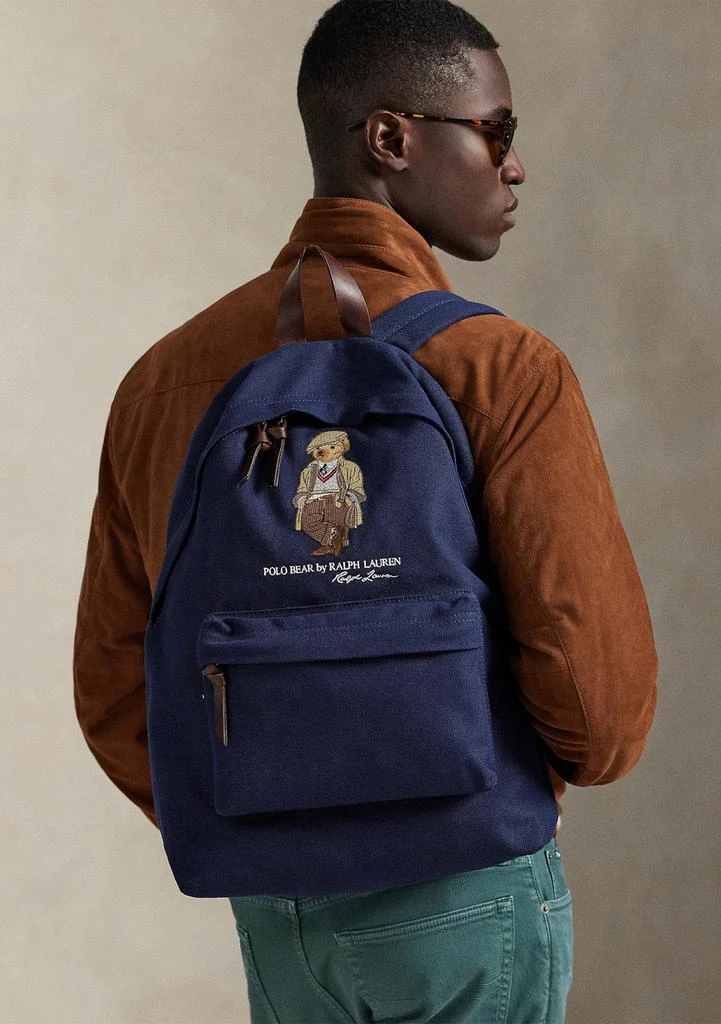Ralph Lauren Polo Bear Canvas Backpack