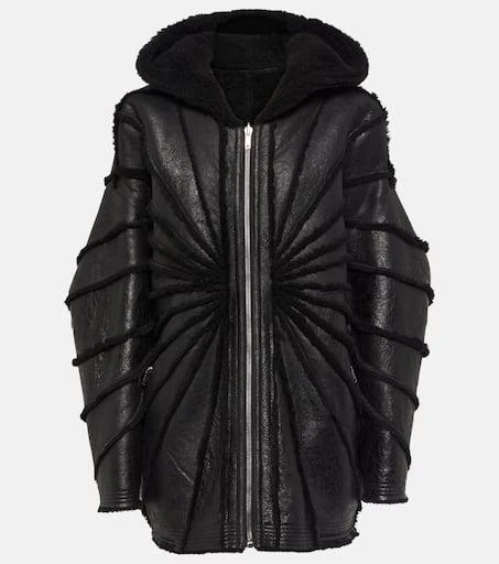Rick Owens Reversible leather and shearling jacket 1