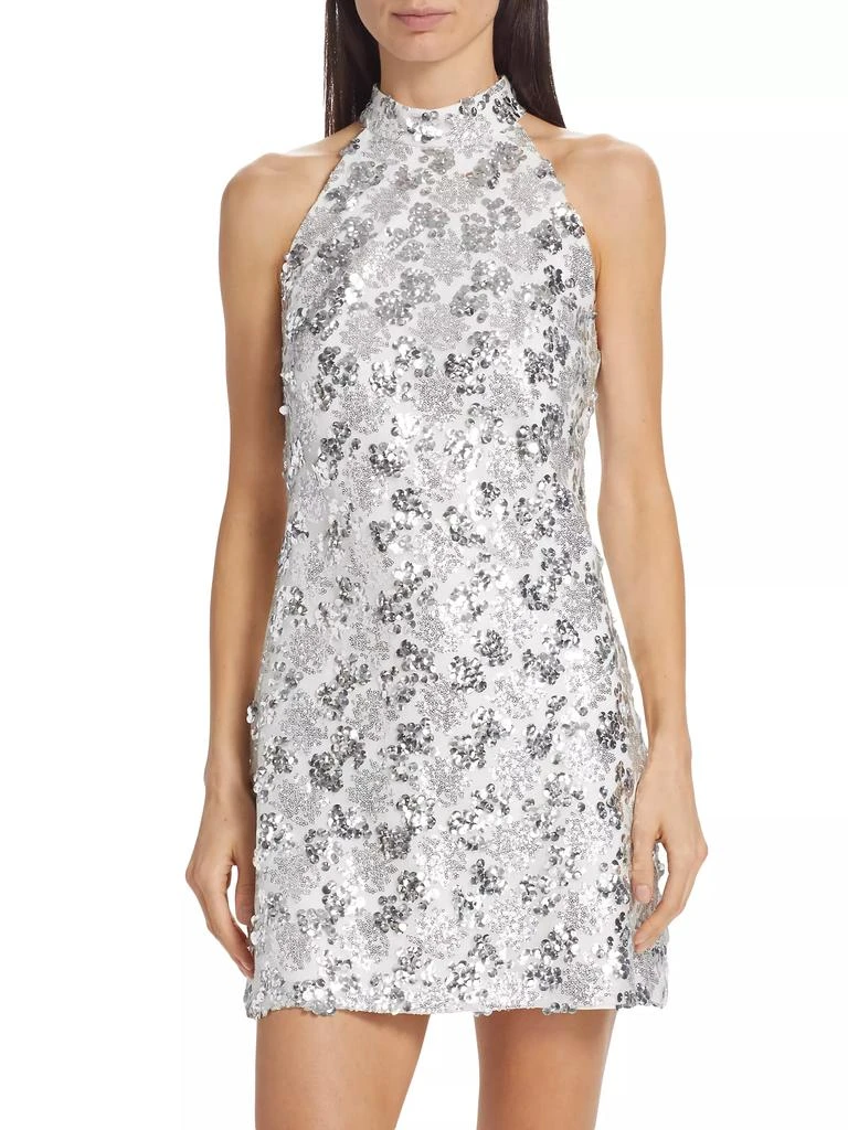 Amanda Uprichard Cleora Sequin-Embellished A-Line Minidress 3