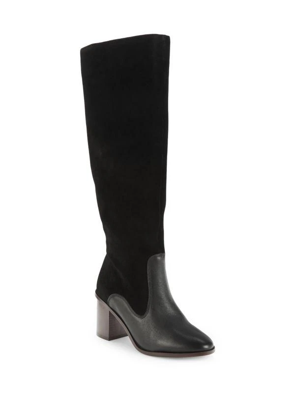 Splendid Mary Suede Mid Calf Boots 2