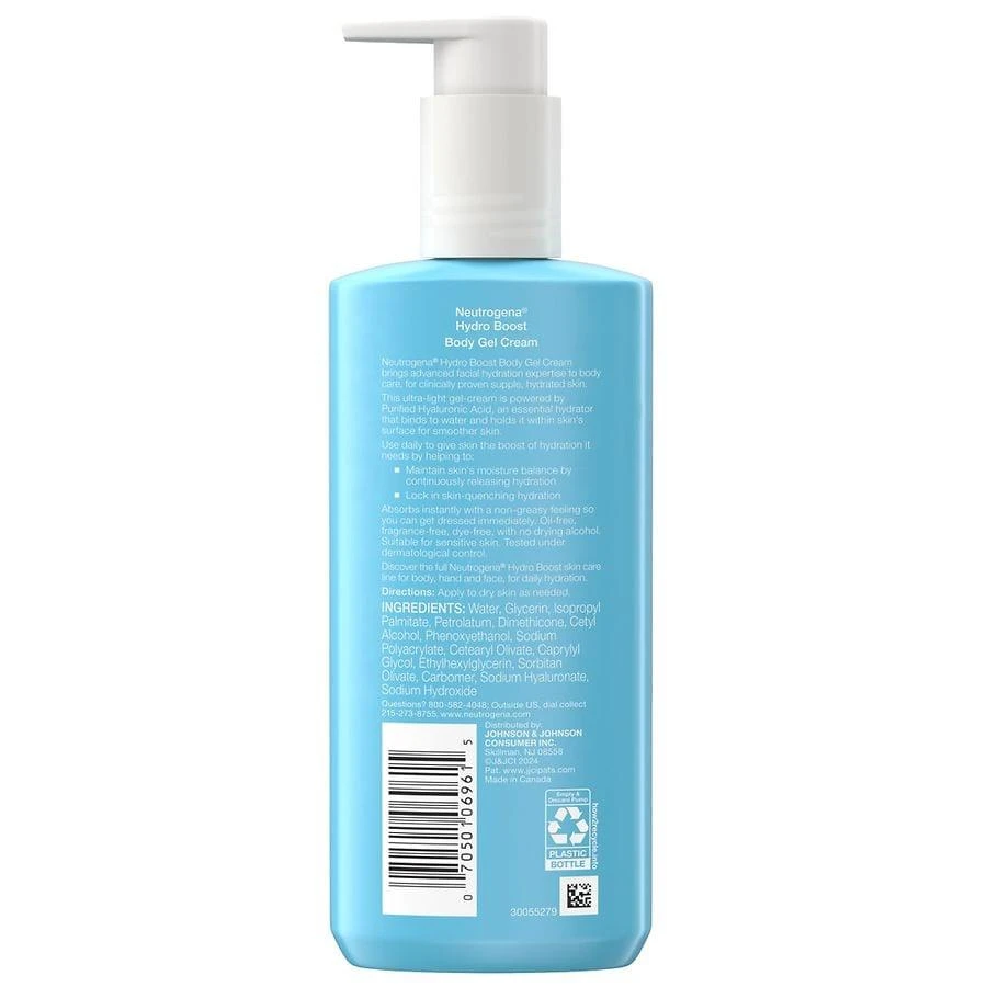 Neutrogena Hydro Boost Body Gel Cream Fragrance-Free 3