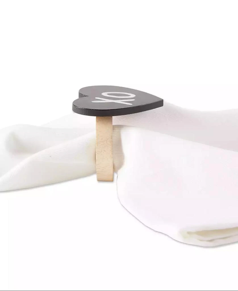 Design Imports Heart Chalkboard Napkin Ring, Set of 6 4