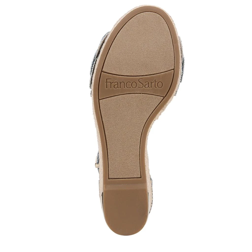 Franco Sarto Clemens Jute Wrapped Espadrille Wedge Heel Sandals 3