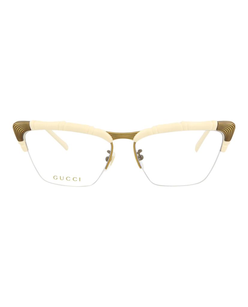 Gucci Cat Eye-Frame Injection Optical Frames