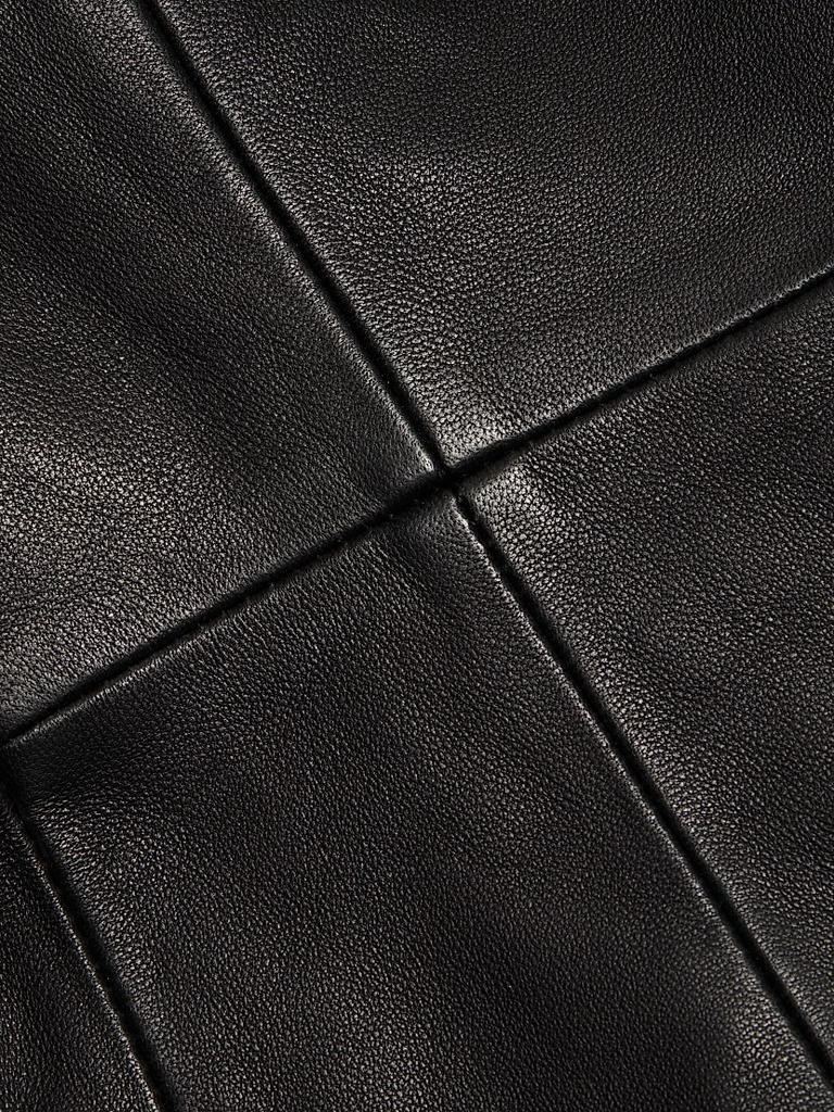 VERONICA BEARD Paige Leather Minidress 7