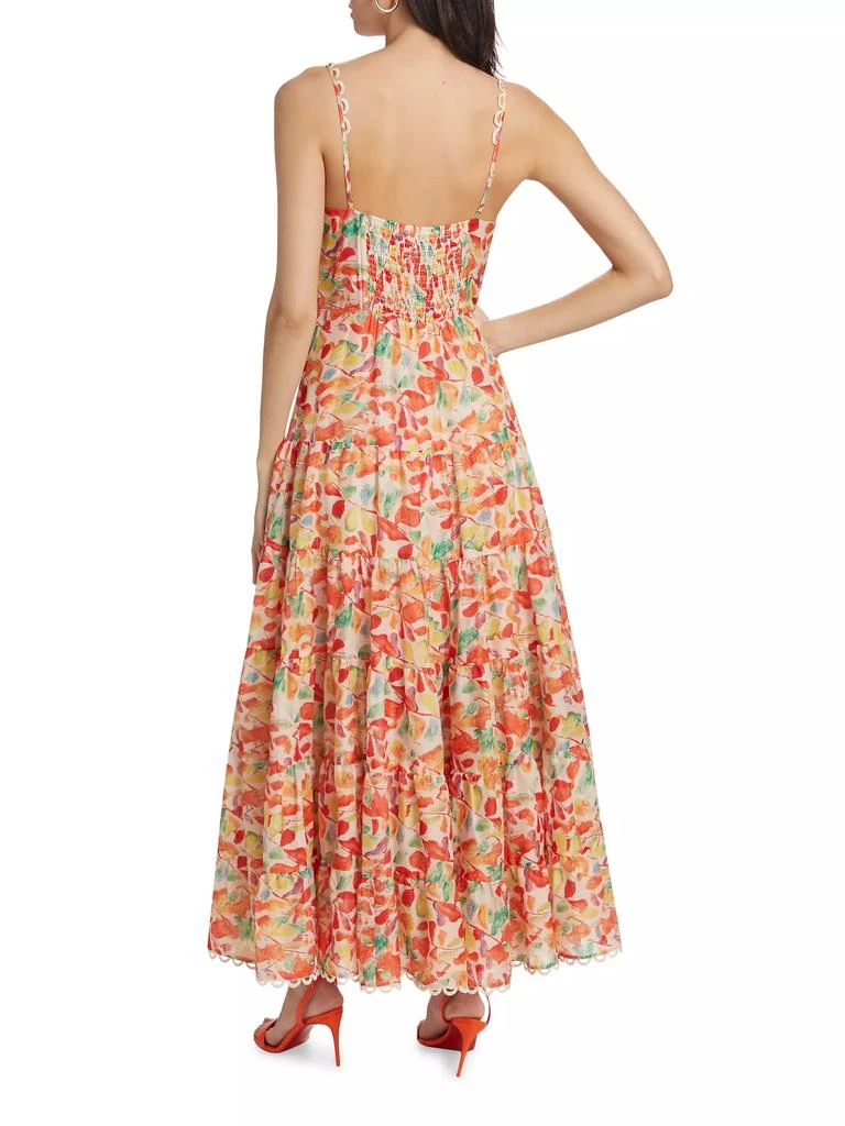 ASTR Tazia Floral A-Line Midi-Dress 5