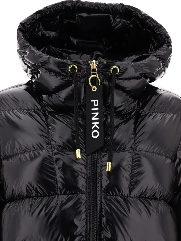 PINKO Pinko High Shine Hooded Puffer Jacket 3
