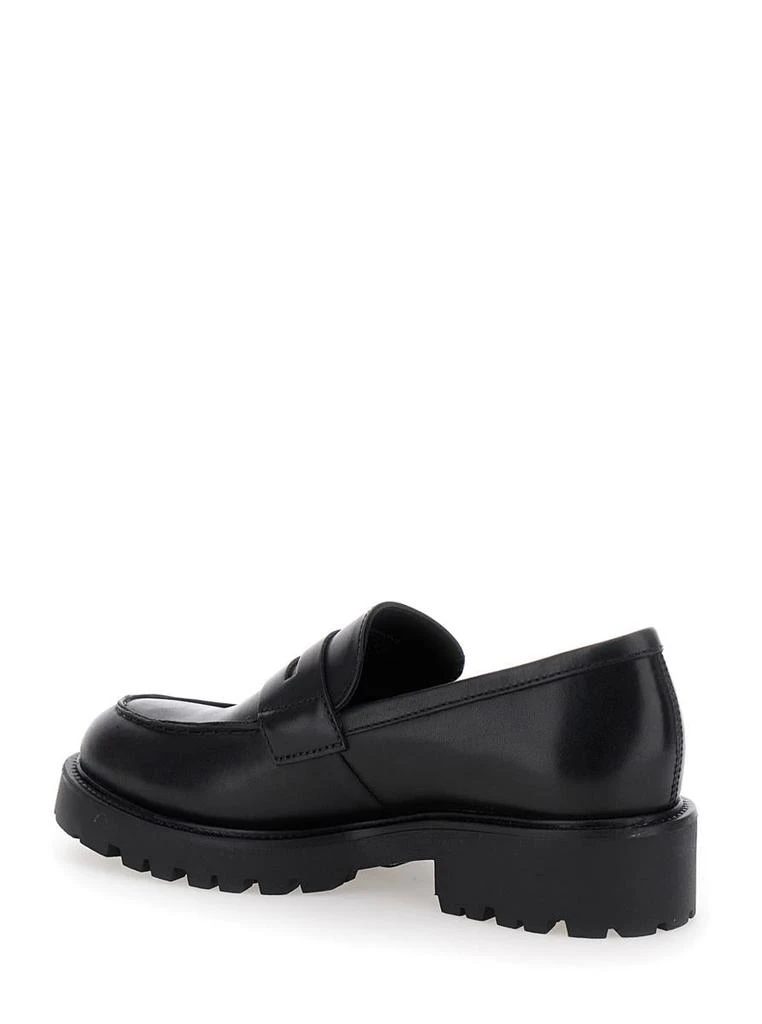Vagabond Black ‘Kenova' Loafers With Strap On The Upper In Leather Woman 3