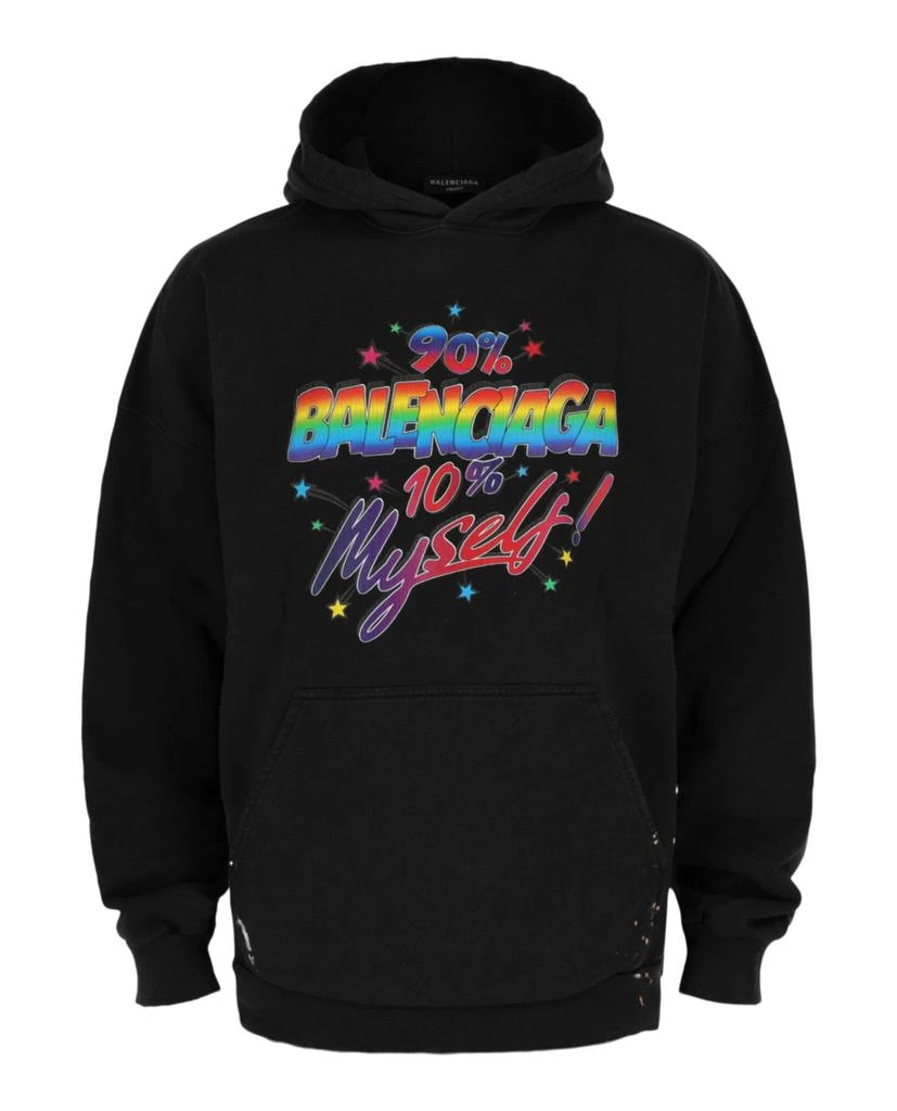 Balenciaga Distressed Graphic Hoodie