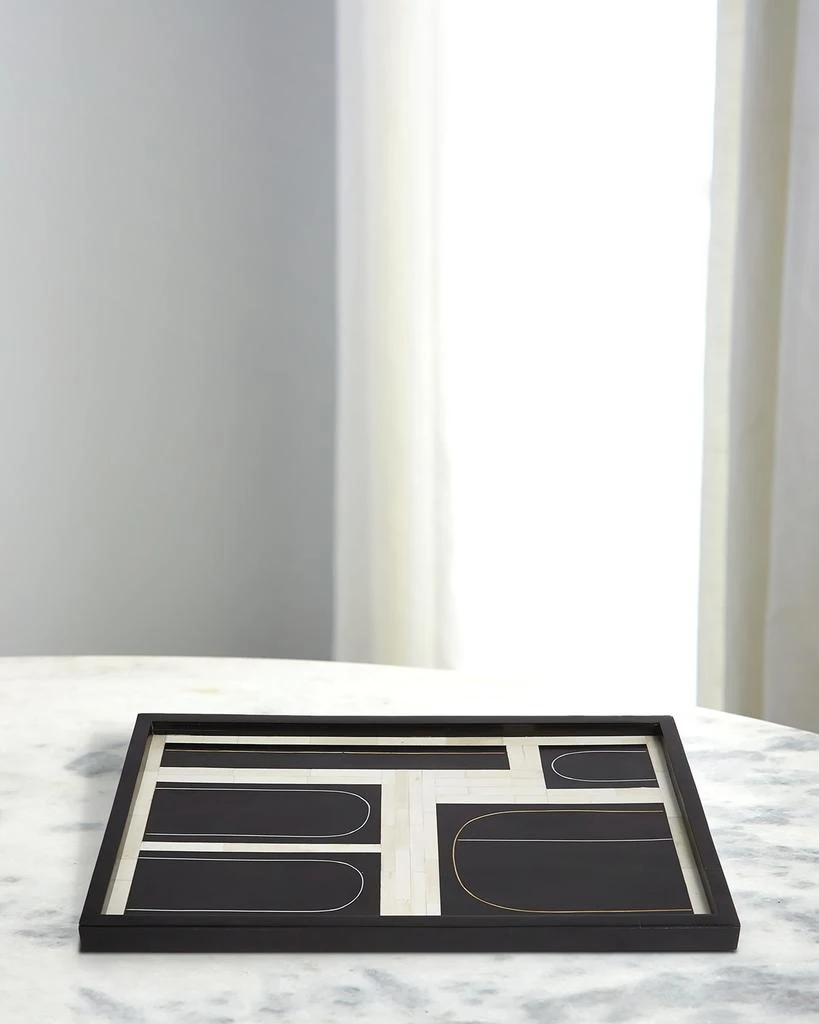 Global Views Brass Loop Tray 1