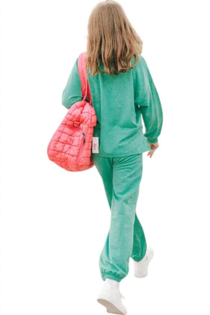 Hannah Banana Hannah Banana - Girl
s Sequin Happy Applique Jogger Pants 3