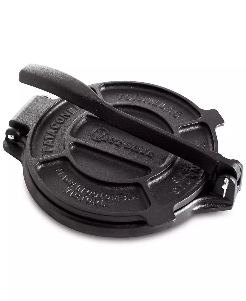 Victoria 8" Cast Iron Tortilla Press & Pataconera 4