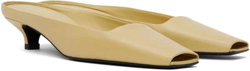 Totême Beige Heeled Mules 4