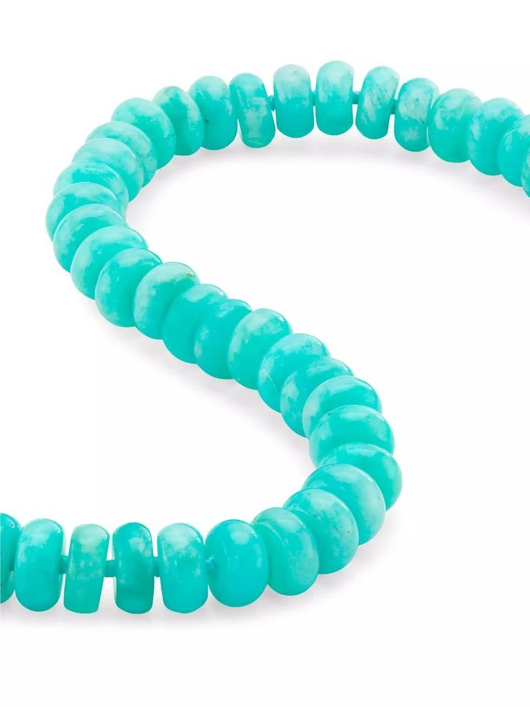 Jia Jia Oracle 14K Yellow Gold &amp; Amazonite Beaded Necklace 4