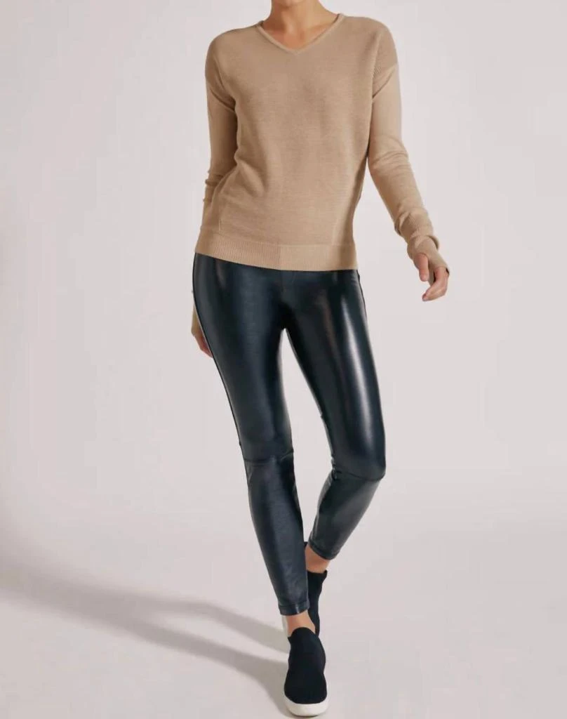 Blanc Noir Blanc Noir - PORTOLA V NECK SWEATER 4