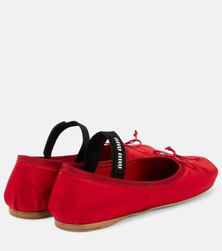 Miu Miu Satin ballet flats 3
